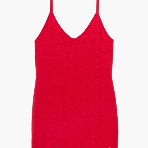 Savage Fenty Red Fluffy Dress (1X) - Picture 4 of 7